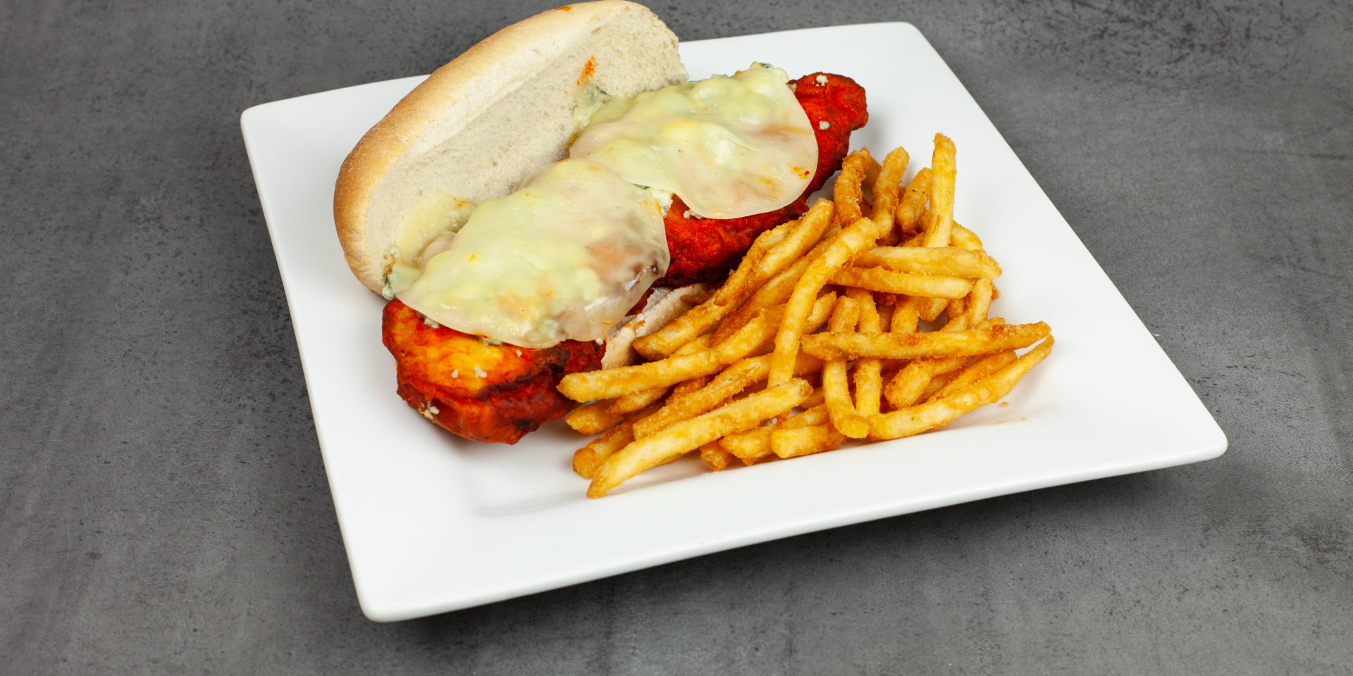 Buffalo Chicken Sandwich w/Fries